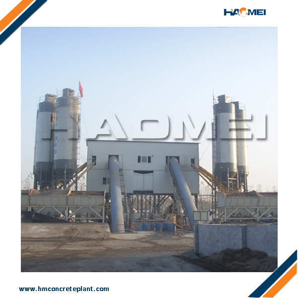batching plant at site