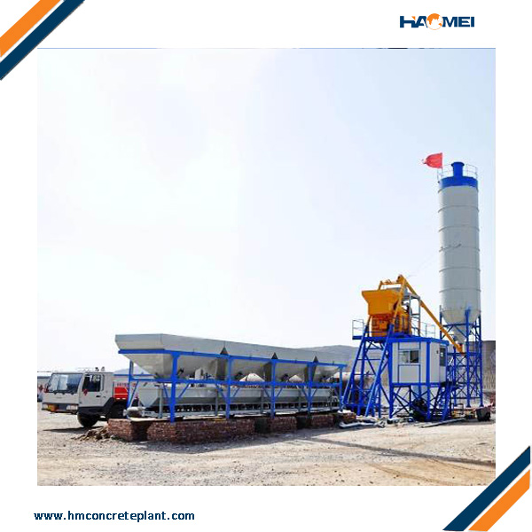 floating concrete mixing plant